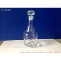 950ml Engraved Glass Wine Bottles with Lid